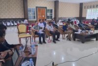 Focus Group Discussion (FGD) potret kawasan transmigrasi Mutiara, Kamis (27/11/2025).