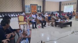 Focus Group Discussion (FGD) potret kawasan transmigrasi Mutiara, Kamis (27/11/2025).