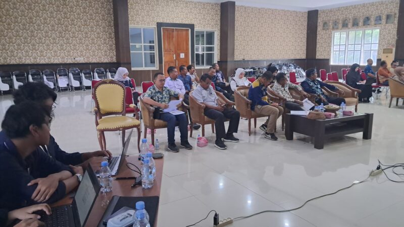 Focus Group Discussion (FGD) potret kawasan transmigrasi Mutiara, Kamis (27/11/2025).