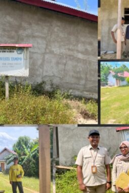 Komitmen Berikan Kepastian Hukum Tanah Sarana Pendidikan, Tim PTP Kantor Pertanahan Muna Tinjau SMA Swasta Tampo