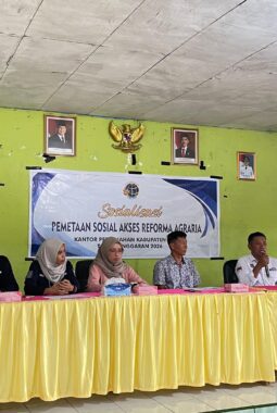 Wujudkan Reforma Agraria Berkelanjutan, Kantor Pertanahan Muna Sosialisasi Pemetaan Sosial di Desa Liabalano