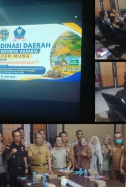 Rakor Daerah Gugus Tugas Reforma Agraria: Tanah Legal, Pangan Berdaulat
