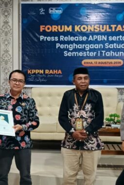 Pengelolaan Keuangan Akuntabel, Kantah Muna Terima Dua Penghargaan