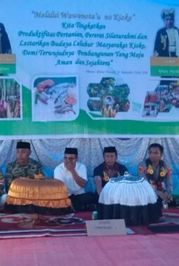 Pesta Panen Adat Wawonota’uno Kioko: Bupati Buton Utara Puji Kedermawanan Gomberto