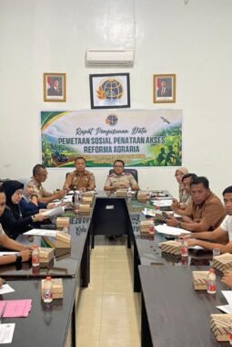 BPN Muna Gelar Rapat Pengisian Data Hasil Pemetaan Sosial Desa Liabalano