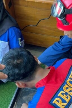 Panik Jari Bengkak, Anak Magang Kominfo Kendari Minta Tolong Damkar