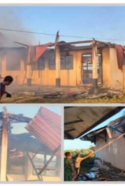 Gedung SMKN 2 Muna Barat Dilalap Si Jago Merah